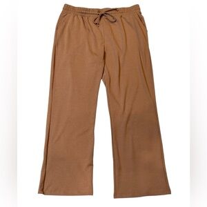 Suzette Collection SOFT Wide Leg Tan/Brown Women’s Pants Plus Size 2X NWT